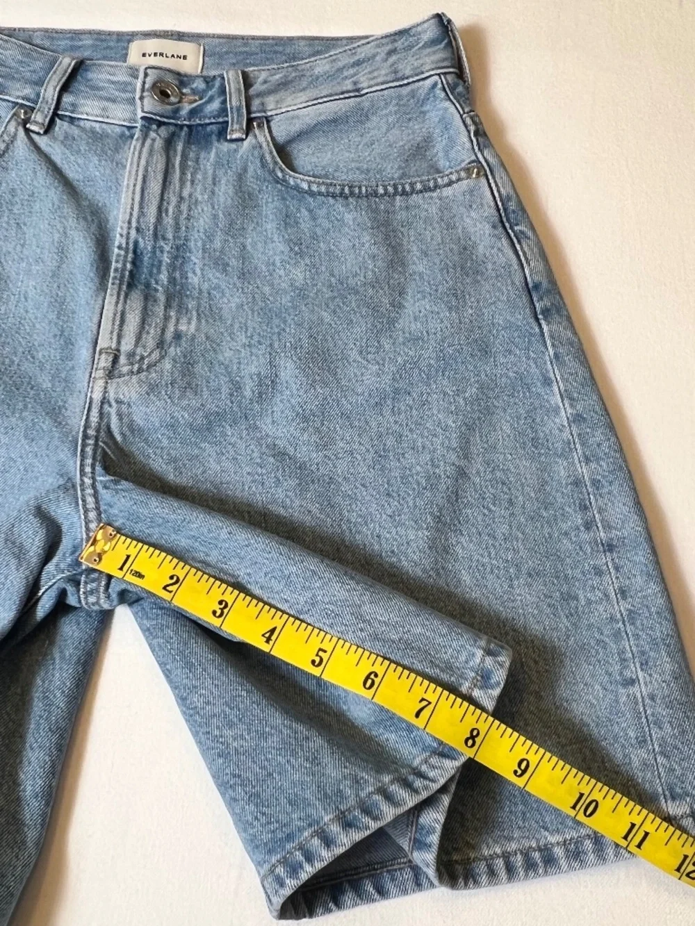 Everlane The Long A-Line Denim Short